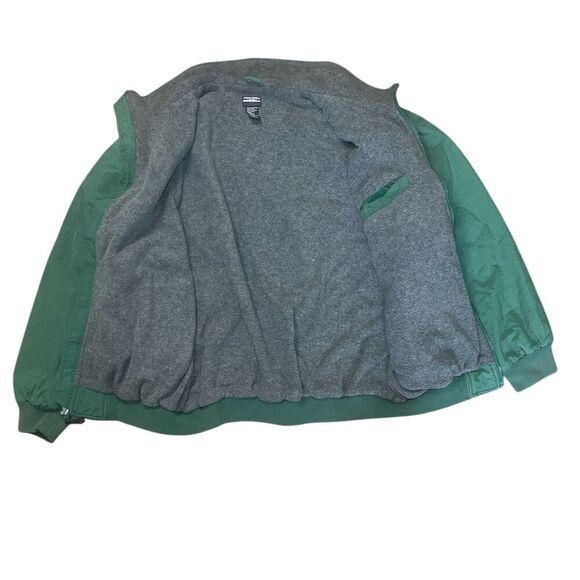 Vintage White Sierra Jacket XL Black Zip Fleece Lined Logo Pockets Bomber Rain - Picture 5 of 7